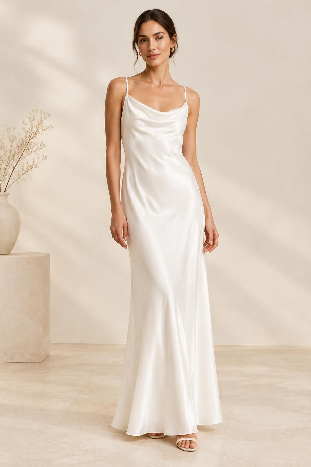 Inspiration Das Kleid mit dem Stoff SAPHIR - Leichter Viskose-Satin