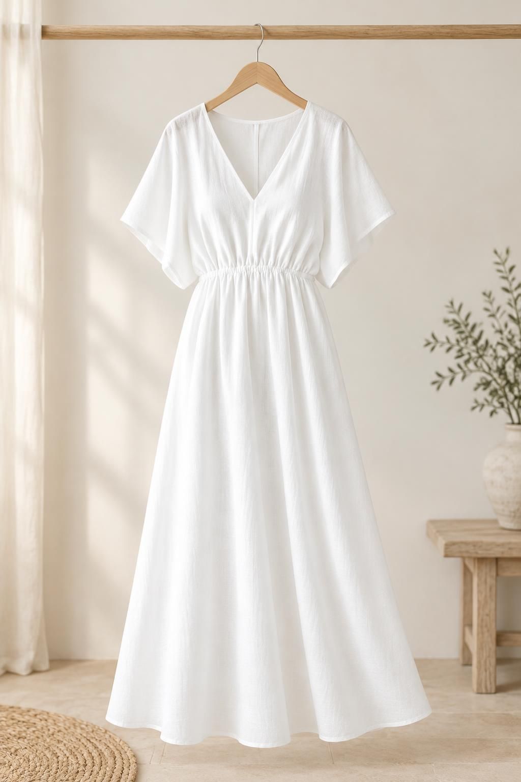 Inspiration La robe enfant avec le tissu ZEPHIR - Satin de coton léger