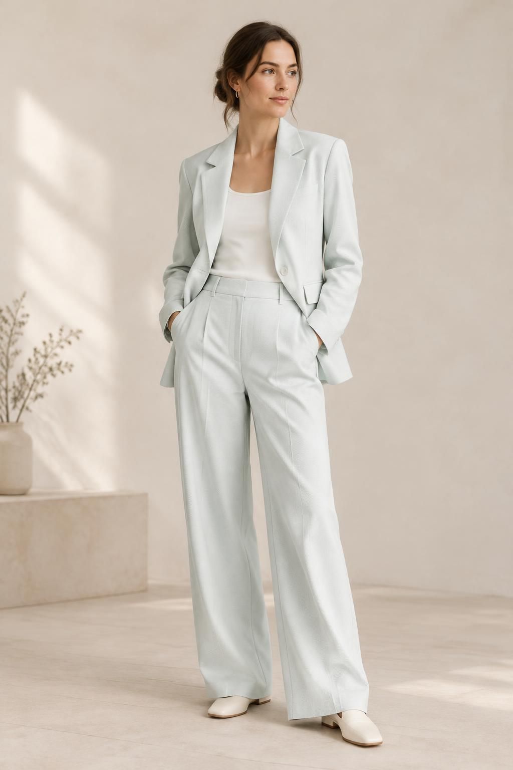 Inspiration La veste avec le tissu ALIX - Sergé de coton épais