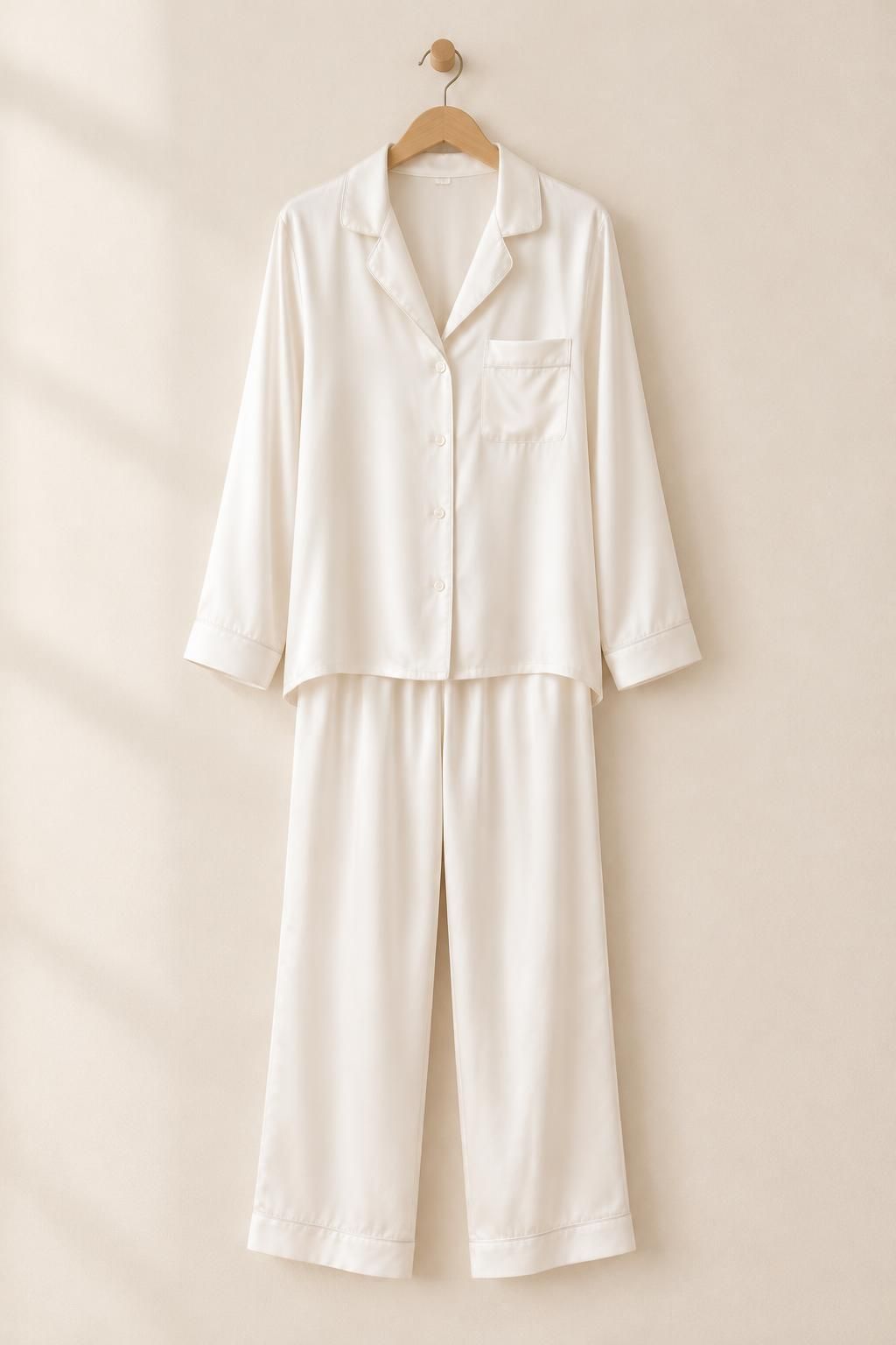 Inspiration Der Schlafanzug mit dem Stoff SAPHIR - Leichter Viskose-Satin