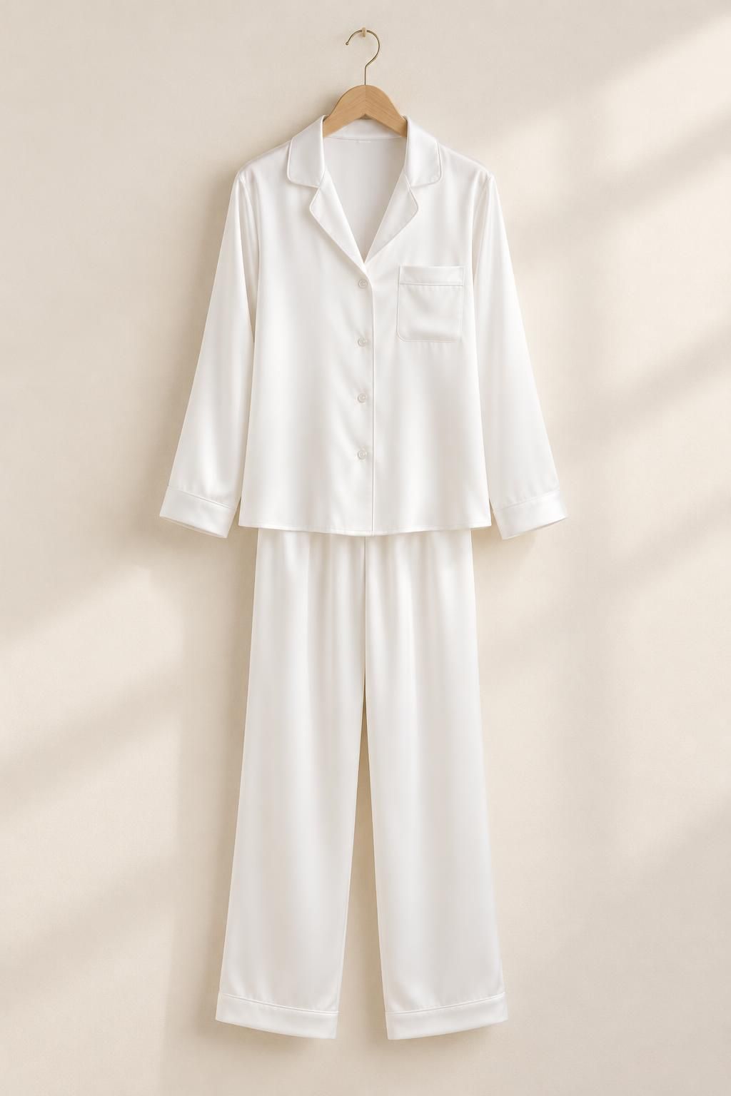Inspiration Le pyjama avec le tissu LIVIA - Satin de polyester