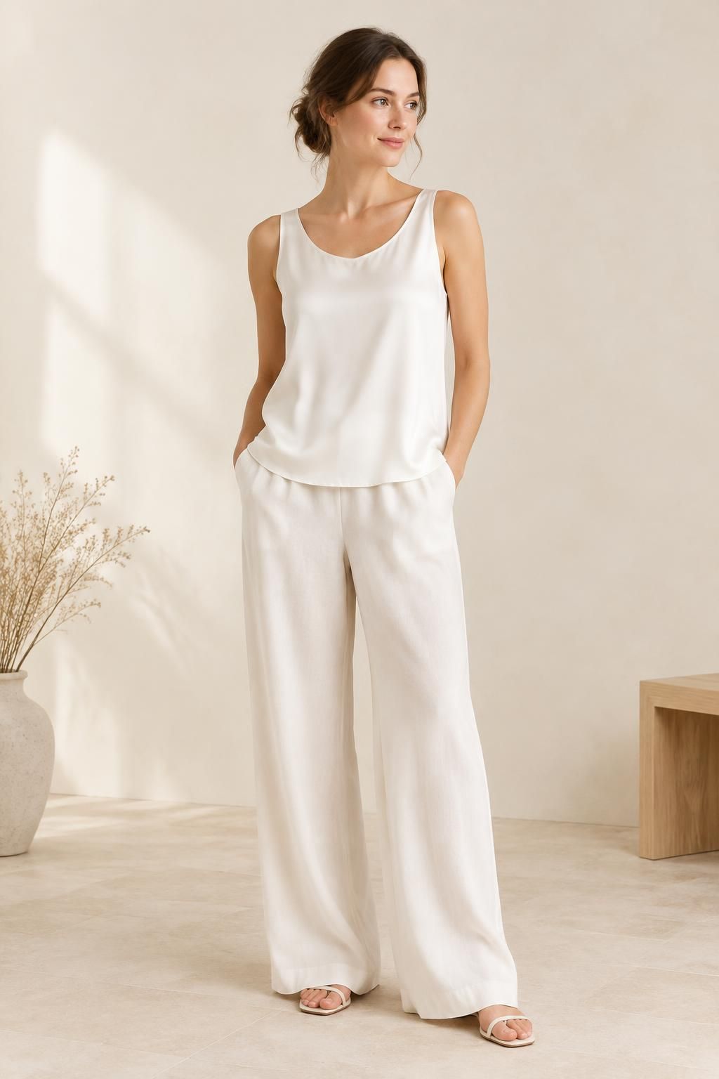 Inspiration Das Oberteil mit dem Stoff SAPHIR - Leichter Viskose-Satin