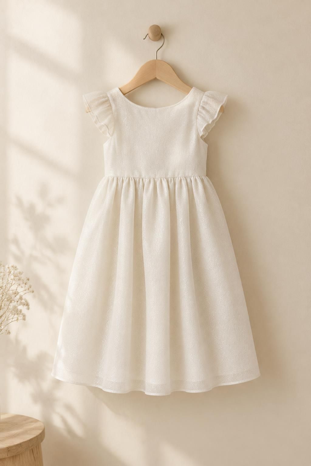 Inspiration La robe enfant avec le tissu SOLEN - Batiste de viscose pailletée
