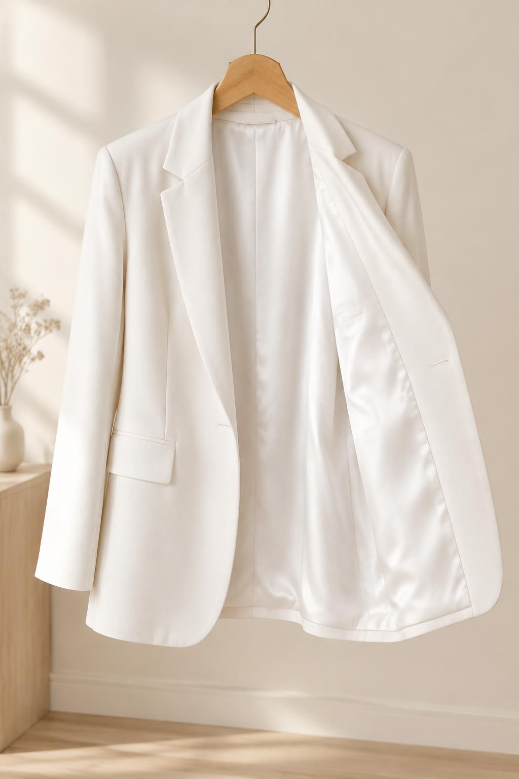 Inspiration La doublure avec le tissu NACRE - Satin de coton satiné
