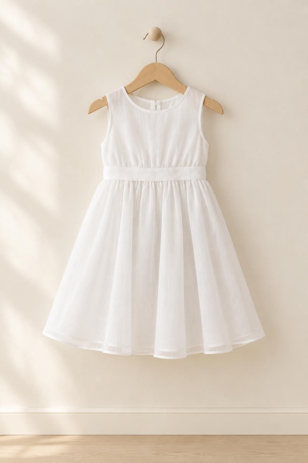 The child’s dress inspiration using DAISY - Lightweight viscose batiste fabric