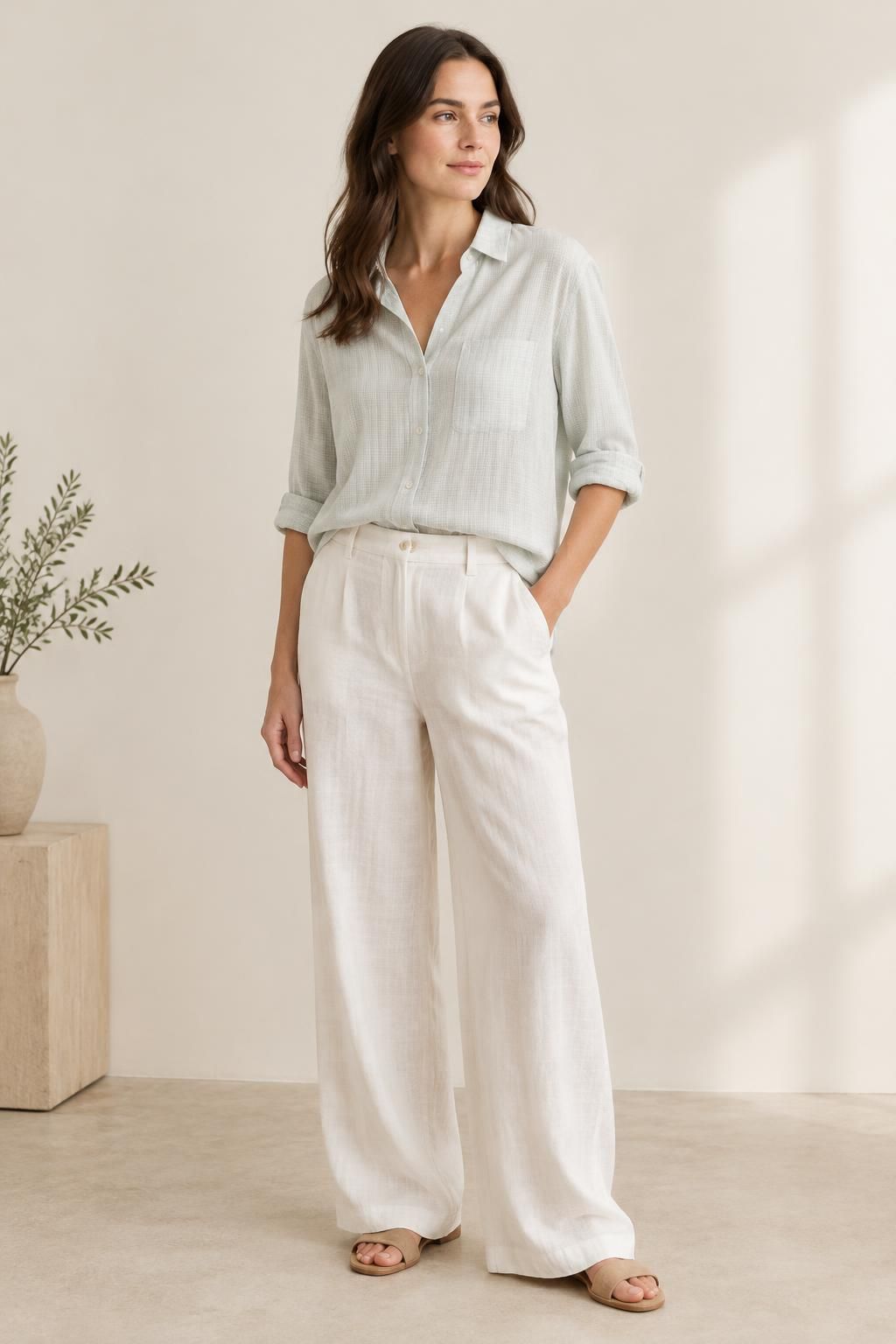Inspiração A blusa com o tecido ZEFIR - Algodão leve xadrez