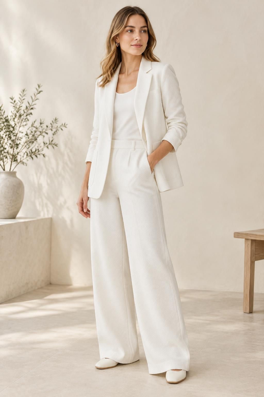 Inspiration La veste avec le tissu ALSELI - Coton épais nid d’abeille
